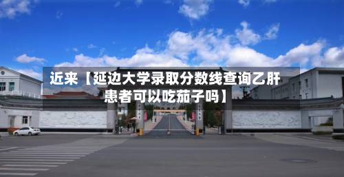 近来【延边大学录取分数线查询乙肝患者可以吃茄子吗】-第2张图片