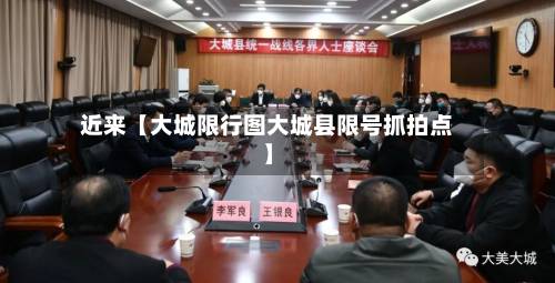 近来【大城限行图大城县限号抓拍点】-第1张图片