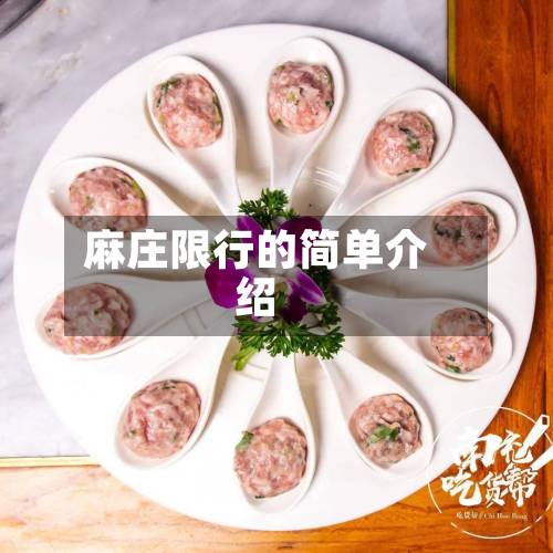 麻庄限行的简单介绍