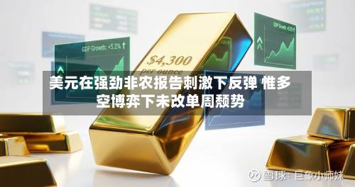 美元在强劲非农报告刺激下反弹 惟多空博弈下未改单周颓势-第2张图片