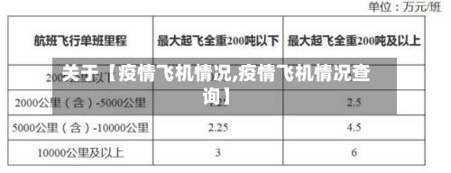 关于【疫情飞机情况,疫情飞机情况查询】-第2张图片