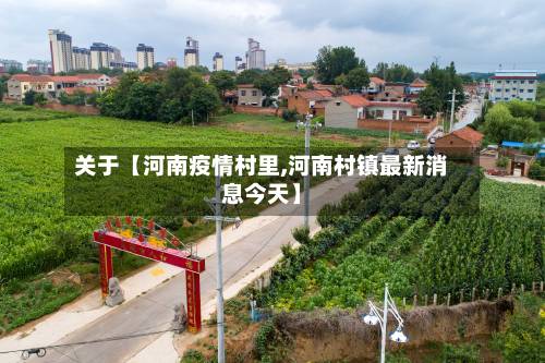 关于【河南疫情村里,河南村镇最新消息今天】-第2张图片