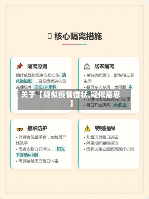 关于【疑似疫情症状,疑似意思】-第2张图片