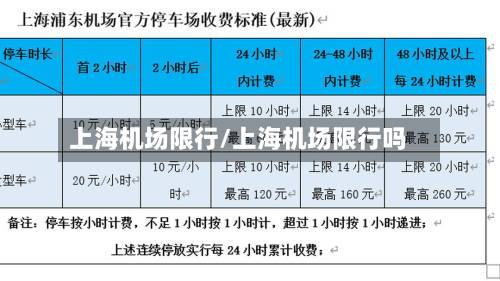 上海机场限行/上海机场限行吗