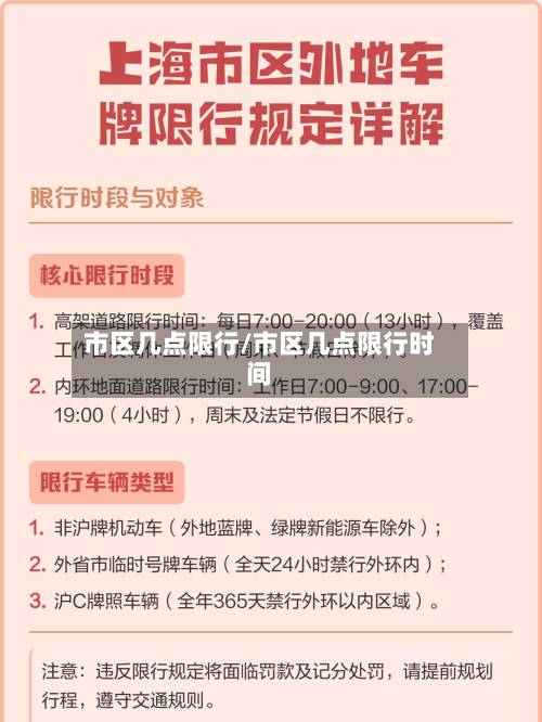 市区几点限行/市区几点限行时间