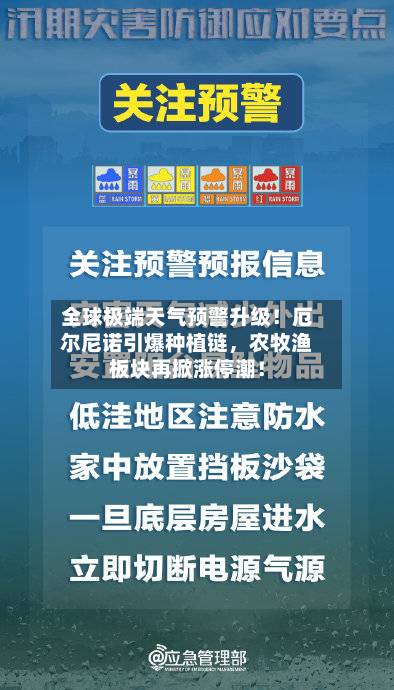 全球极端天气预警升级！厄尔尼诺引爆种植链，农牧渔板块再掀涨停潮！-第2张图片