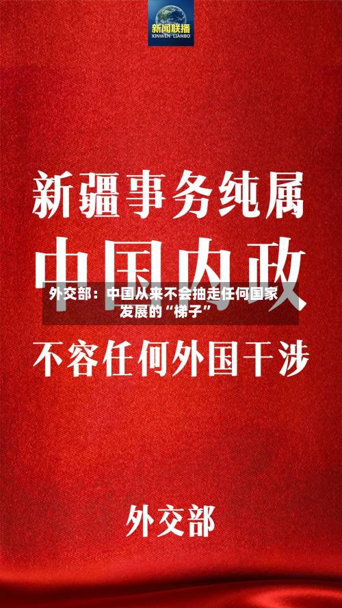 外交部：中国从来不会抽走任何国家发展的“梯子”-第2张图片