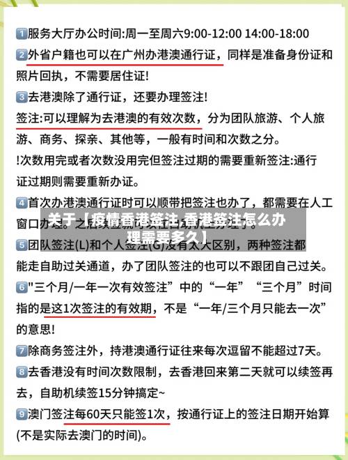 关于【疫情香港签注,香港签注怎么办理需要多久】-第1张图片