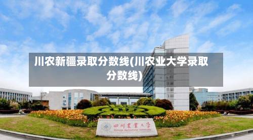川农新疆录取分数线(川农业大学录取分数线)-第2张图片