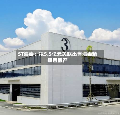 ST海泰:拟5.5亿元关联出售海泰精工世界
项目房产-第3张图片
