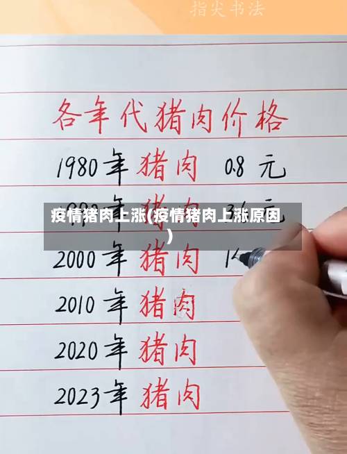 疫情猪肉上涨(疫情猪肉上涨原因)-第2张图片
