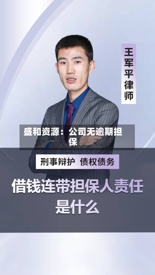 盛和资源:公司无逾期担保-第2张图片