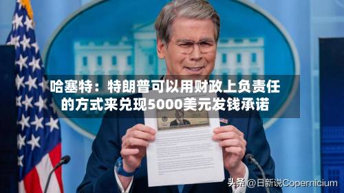 哈塞特:特朗普可以用财政上负责任的方式来兑现5000美元发钱承诺-第3张图片