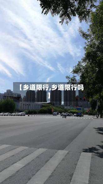 【乡道限行,乡道限行吗】-第3张图片