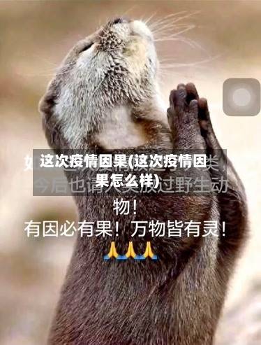 这次疫情因果(这次疫情因果怎么样)