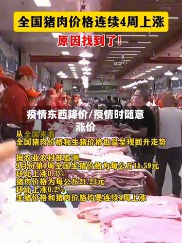 疫情东西降价/疫情时随意涨价-第3张图片