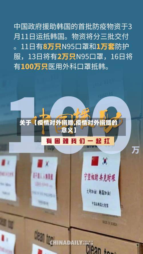 关于【疫情对外捐赠,疫情对外捐赠的意义】-第1张图片