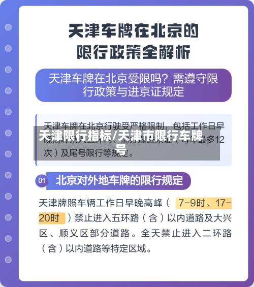 天津限行指标/天津市限行车牌号-第2张图片