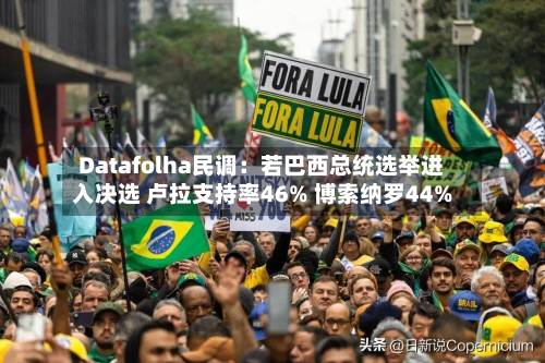 Datafolha民调：若巴西总统选举进入决选 卢拉支持率46% 博索纳罗44%