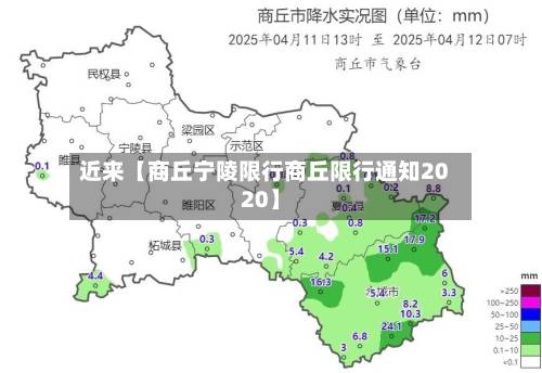 近来【商丘宁陵限行商丘限行通知2020】