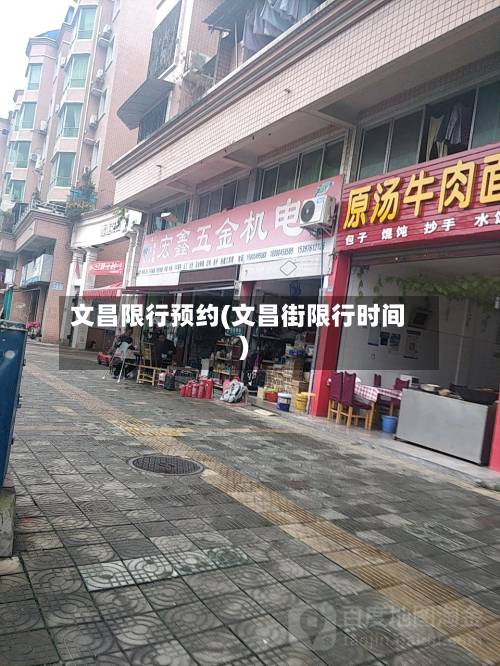文昌限行预约(文昌街限行时间)